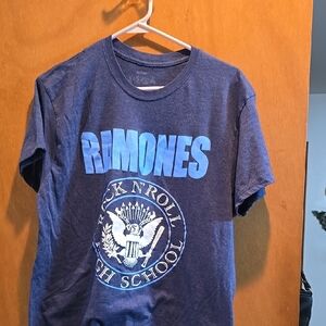 Blue Ramones Graphic T-Shirt